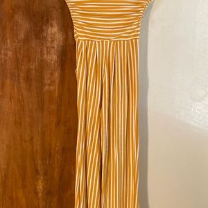 Strapless romper